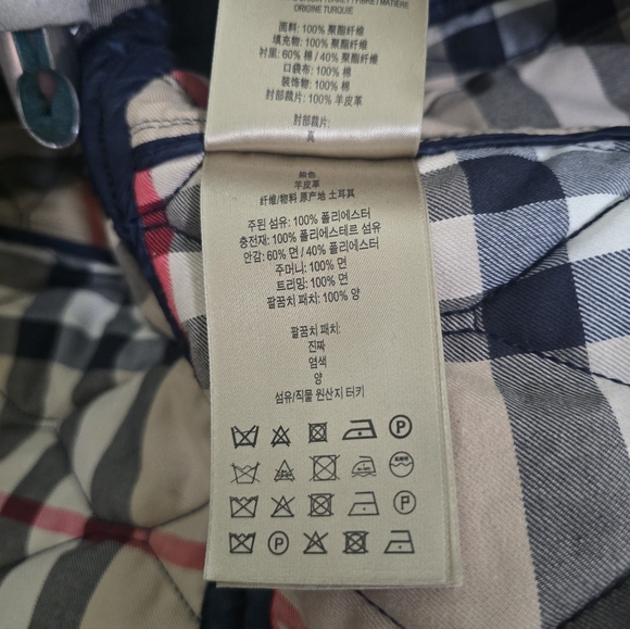 Burberry Mens Unisex 4 Pocket Navy Quilted Puffer Jacket XL-Orginal Dustbag MINT - Picture 13 of 16